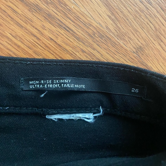 Banana Republic premium denim high rise skinny - Picture 3 of 5